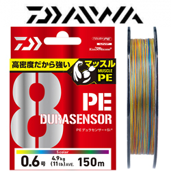 Daiwa UVF PE Dura Sensor 8Braid +Si² [10m x 5colors] 150m