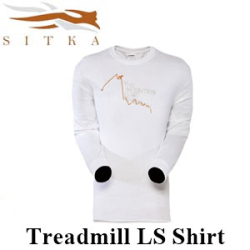 Sitka Treadmill LS Shirt White