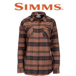 Simms Women's Sunrise Tunic, Mocha Plaid