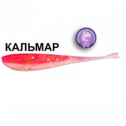 Силиконовая приманка Crazy Fish Glider 3.5" 36-90-9d-6-F кальмар цв. pink snow (розовый снег)