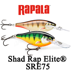 Rapala Shad Rap Elite 75 (SRE75)