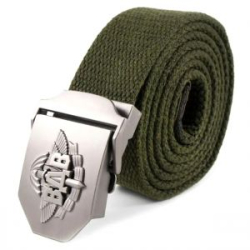 Ремень "Следопыт-ВДВ", 1400х36 мм, текстиль, зеленый