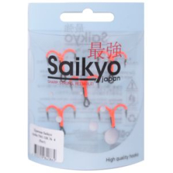 Крючки тройные Saikyo 7001 OR №2/0 (5шт)