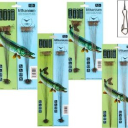 Поводок вольфрамовый Mikado (75 шт.) ( 5кг / 15см,25см,35см) (арт.ZG-05)