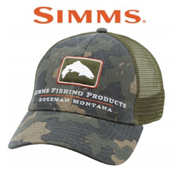 Simms Trout Icon Trucker Simms Camo