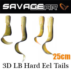 Savagear 3D LB Hard Eel Tails 25