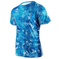 Футболка мужская Veduta Air серия UPF50+ Reptile Skin Blue Water р.3XL
