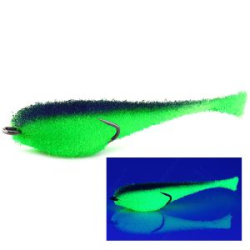 Мормыш Классическая Поролоновая рыбка с открытым двойником 13 см, цв. 35 - крючок № 3/0