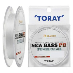 Шнур плетеный Toray SeaBass PE Power Game 8 Braided [Natural] 150m #1.5 (22lb)