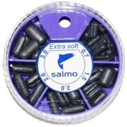 Грузила набор Salmo Extra Soft малый 5 секц. 0,7-3,0г 060г набор 3