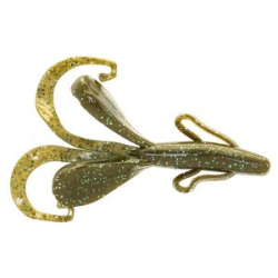 Силиконовая приманка Reins Hog 3.5" #005 Green Pumpkin Blue