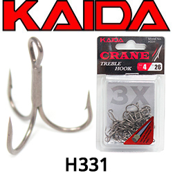 Kaida Crane Treble HookTeflonTreated H331