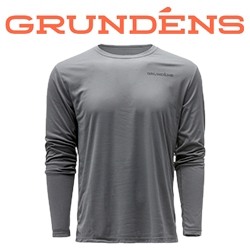 Grundens Kracken LS Tech Tee, Anchor