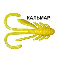 Силиконовая приманка Crazy Fish Allure 1.6 23-40-3-6 кальмар цв. banan (банан)