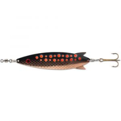 Блесна колеблющаяся Abu Garcia Toby Salmo 30g цв. Copper/OR dot