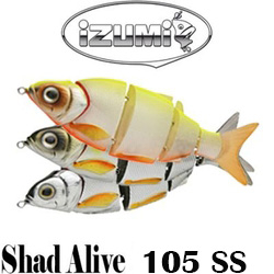 Izumi Shad Alive 105 Slow Sinking