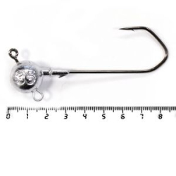 Призёр джиг-головка с ухом для поводка на крючке 8/0 2 шт. 35 гр.