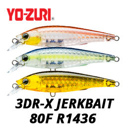 Yo-Zuri 3DR-X Jerkbait 80F R1436