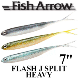 Fish Arrow Flash J Split Heavy 7"