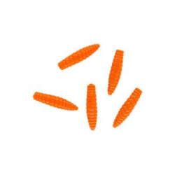 Силиконовая приманка личинка Mikado Trout Campione Fat Grub 3,4cm - ORANGE