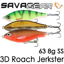 Savage Gear 3D Roach Jerkster 63 6.3cm 8g SS