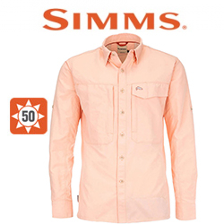 Simms Guide Fishing Shirt, Coral Reef