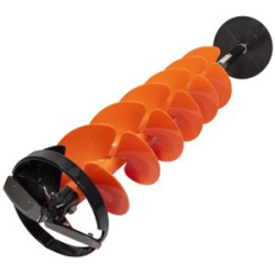 Шнек ледобура с адаптером под шуруповерт Rextor Thunderbolt 200мм, пластиковый