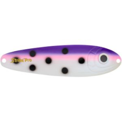 Блесна колеблющаяся Strike Pro Buster Spoon 140, 45 гр. Тройник цвет: C457F/CP Purple Milk UV