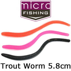 MicroFishing Trout Worm 2,25"