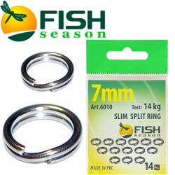 Fish Season Slim Split Ring