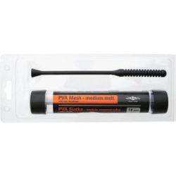 ПВА сетка в тубе с поршнем Mikado 18мм/5м (быстрорастворимая) (Арт.APV-METP18-F)