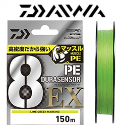 Daiwa UVF PE Durasensor X8EX+SI3 LGM 150m