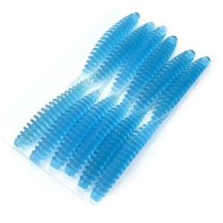 Силиконовая приманка МикроDжиг Tanta 50мм 2" цвет Голубой Прозрачный