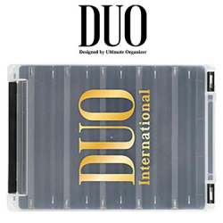 DUO Revers Lure Case 140 #Pearl Black/Gold Logo