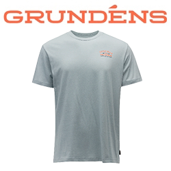 Grundens Dark Seas X Grundens Battlelines SS T-Shirt, Silver