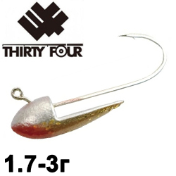 Thirty34Four Glitter Head Redgold