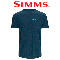 Simms Species T-Shirt, Navy Heather