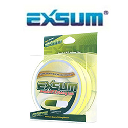 Exsum Braided PE Fishing Line 150m желтый