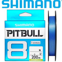 Shimano Pitbull PE8 PL-M68R 200m Blue