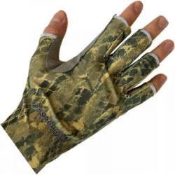 Перчатки эластичные без пальцев Kosadaka Sun Gloves, цвет Sand Snake, р-р S/M (ISSB-GL-Sa-S/M)