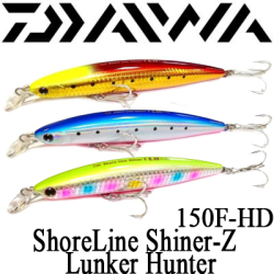 Daiwa ShoreLine Shiner Z Lunker Hunter 150F-HD