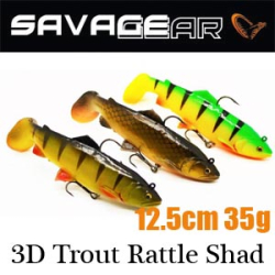 Savagear 3D Trout Rattle Shad 12.5 35g