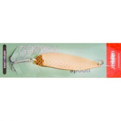 Блесна колеблющаяся Grfish Montana Spoon 35g, 86mm, золото