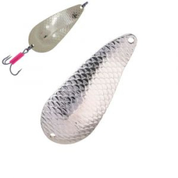 Блесна колеблющаяся Mikado Tracker №1/38гр./8,5см - старое серебро