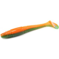 Силиконовая приманка Grows Culture Tioga Fat 4.5" цвет 407 (Orange Green)