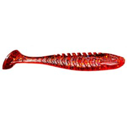 Силиконовые приманки 11Lures Loony Tail цвет Ruby Red