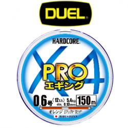 Duel PE Hardcore X4 Pro 150m Orange