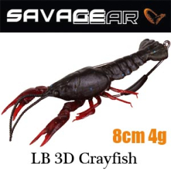 Savagear LB 3D Crayfish 8 4g F 4pcs