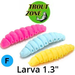 Trout Zone Larva 1,3" Floating сыр