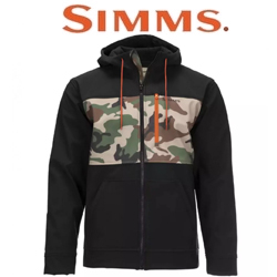 Simms Rogue Hoody, CX Woodland Camo